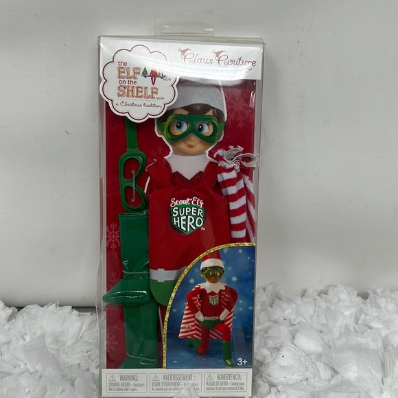 Elf on the Shelf Scout Elf Super Hero Claus Couture Ages 3+ - Picture 1 of 7